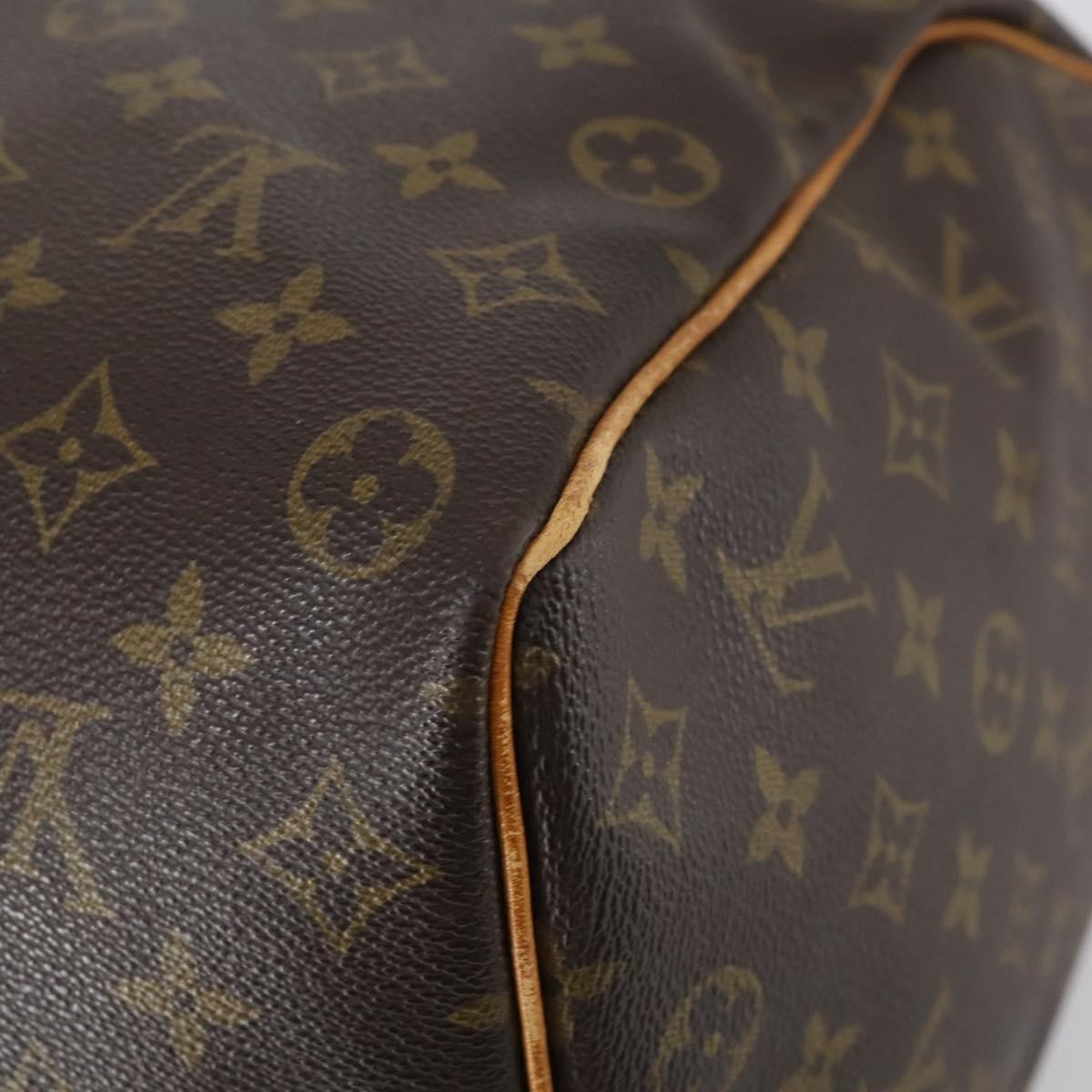 Louis Vuitton Keepall Bag Monogram Canvas Brown Canvas Travel Bag Bag (Pre-Owned)