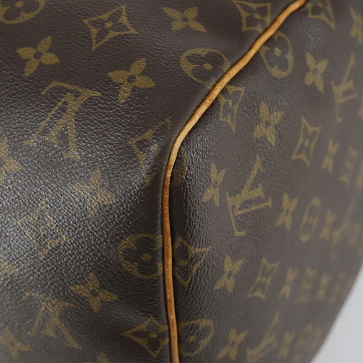Louis Vuitton Keepall Bag Monogram Canvas Brown Canvas Travel Bag Bag (Pre-Owned)