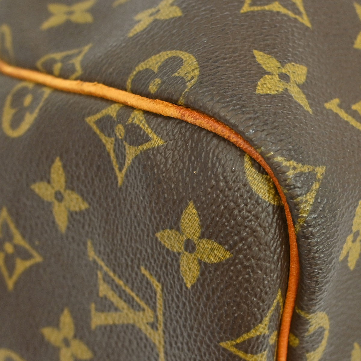 Louis Vuitton Keepall Bag Monogram Canvas Brown Canvas Travel Bag Bag (Pre-Owned)