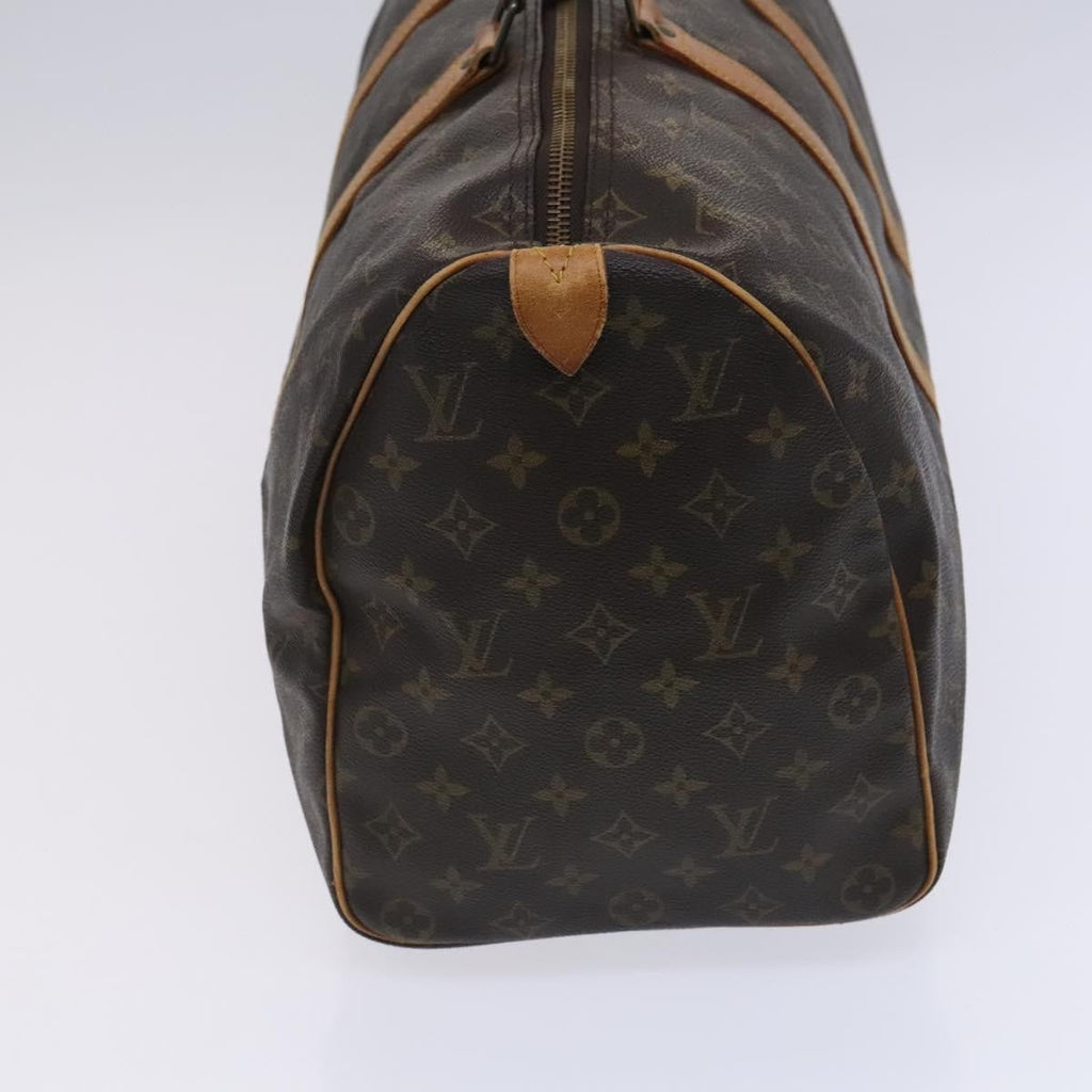 Louis Vuitton Keepall Bag Monogram Canvas Brown Canvas Travel Bag Bag (Pre-Owned)