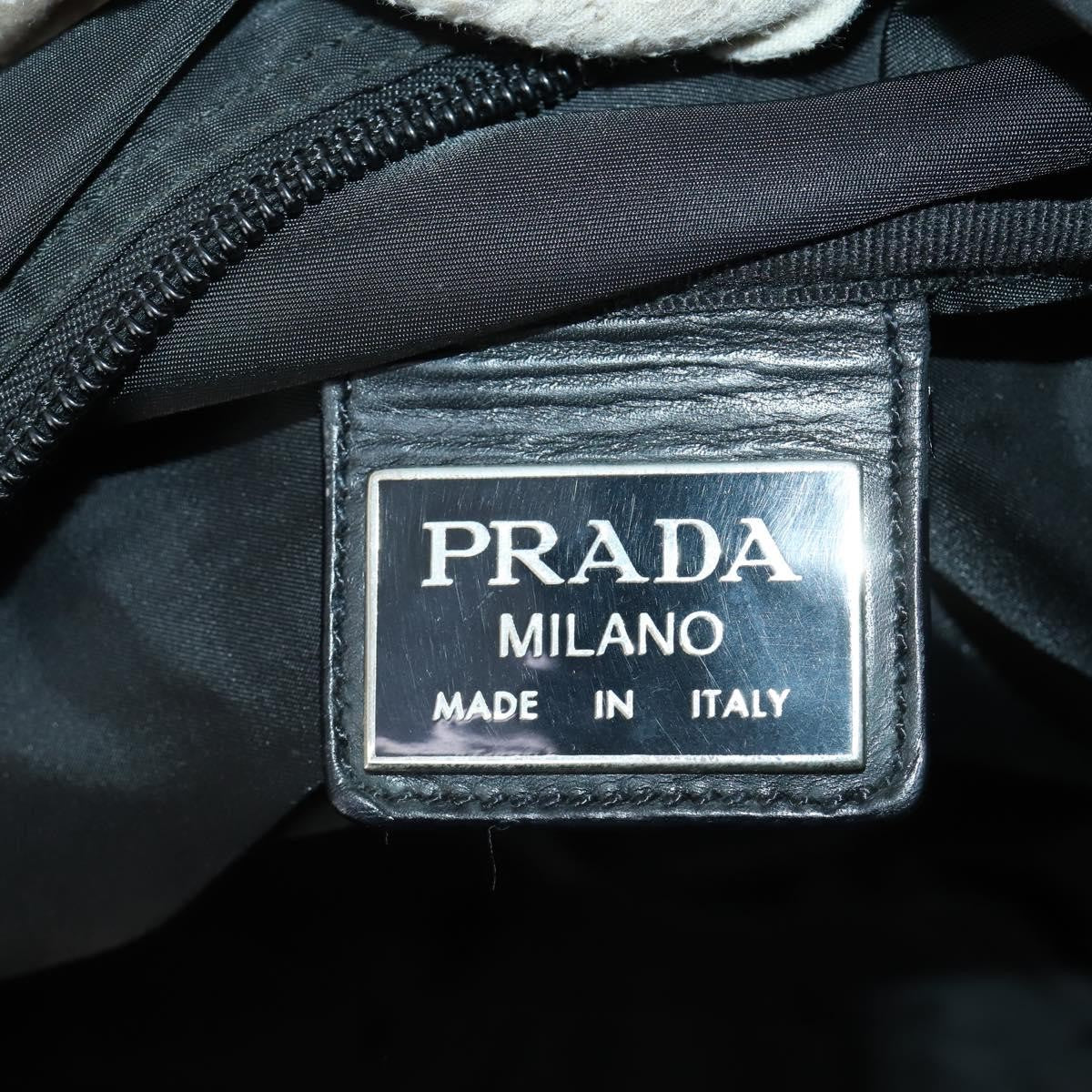 Prada Convertible Weekender Bag Tessuto Black Nylon Travel Bag Bag (Pre-Owned)