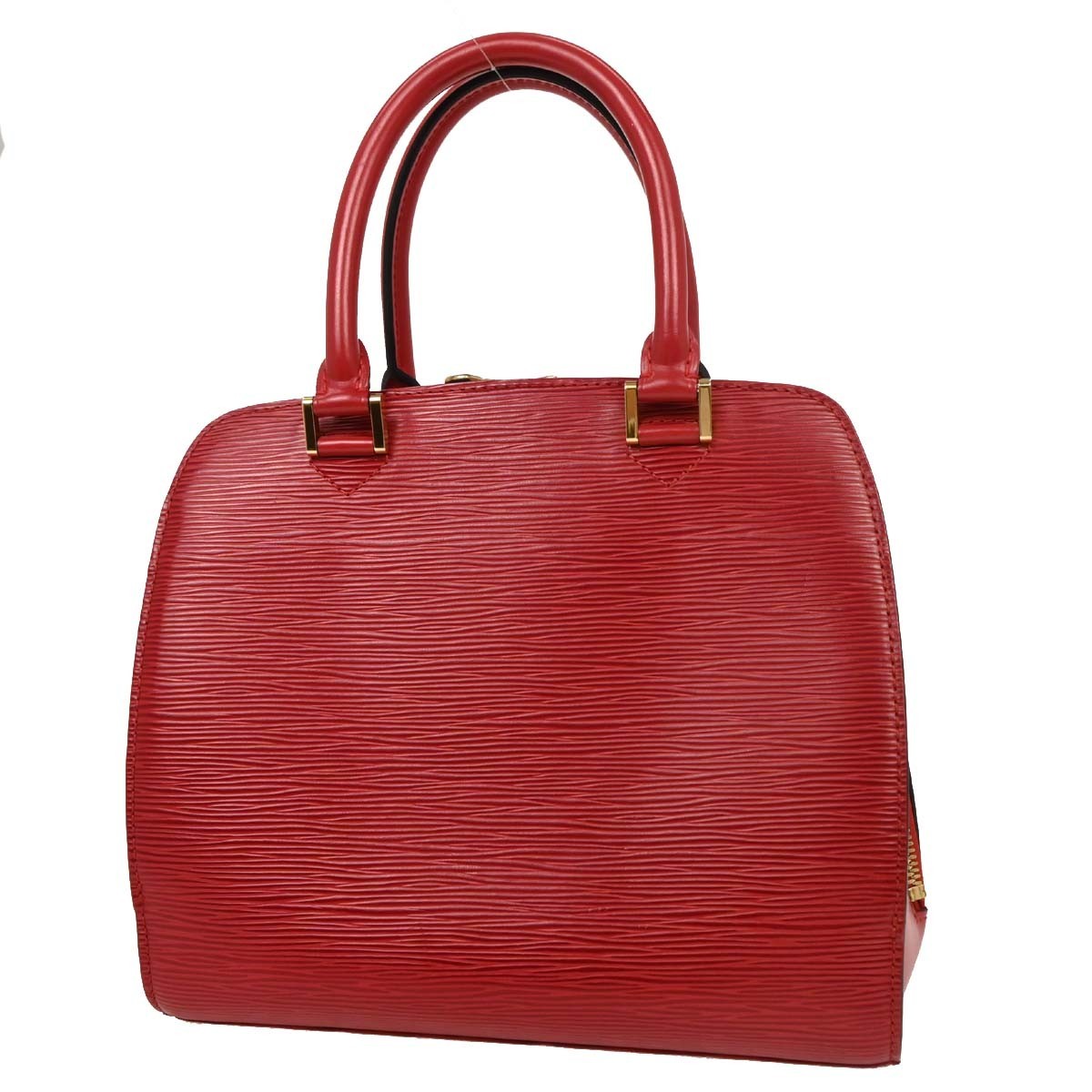 Louis Vuitton Pont Neuf Handbag Epi Leather Red Leather Handbag (Pre-Owned)