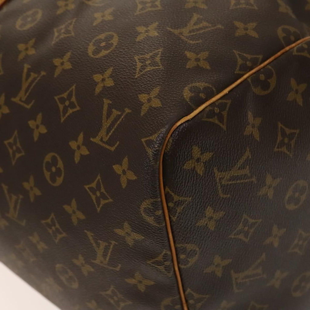 Louis Vuitton Keepall Bag Monogram Canvas Brown Canvas Travel Bag Bag (Pre-Owned)