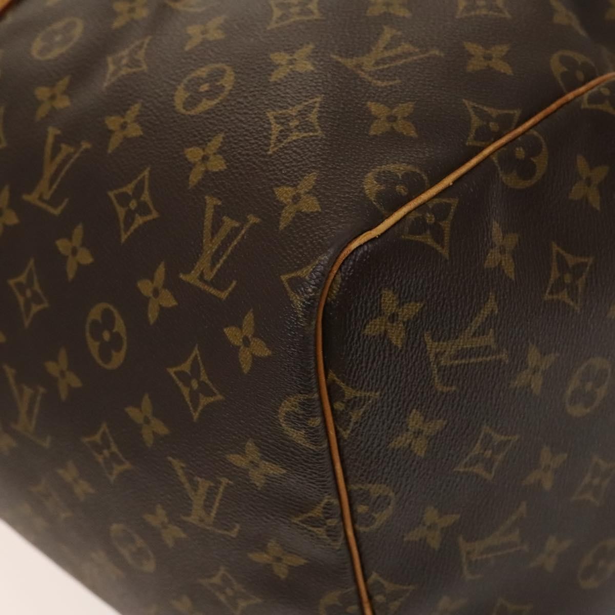 Louis Vuitton Keepall Bag Monogram Canvas Brown Canvas Travel Bag Bag (Pre-Owned)