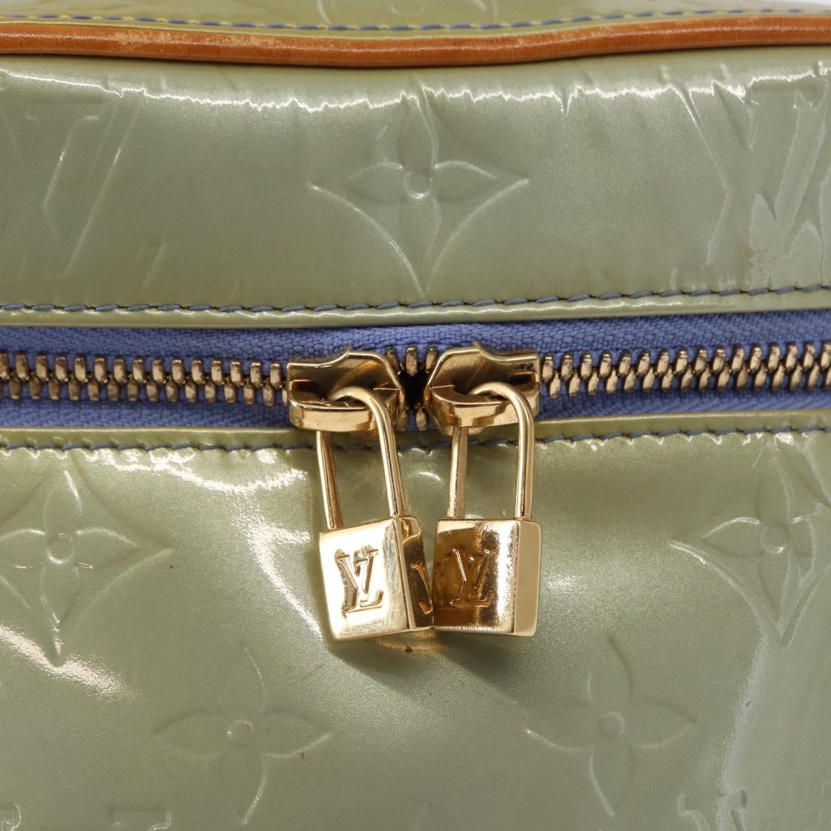 Louis Vuitton Sullivan Handbag Monogram Vernis Gray Patent_Leather Shoulder Bag Bag (Pre-Owned)
