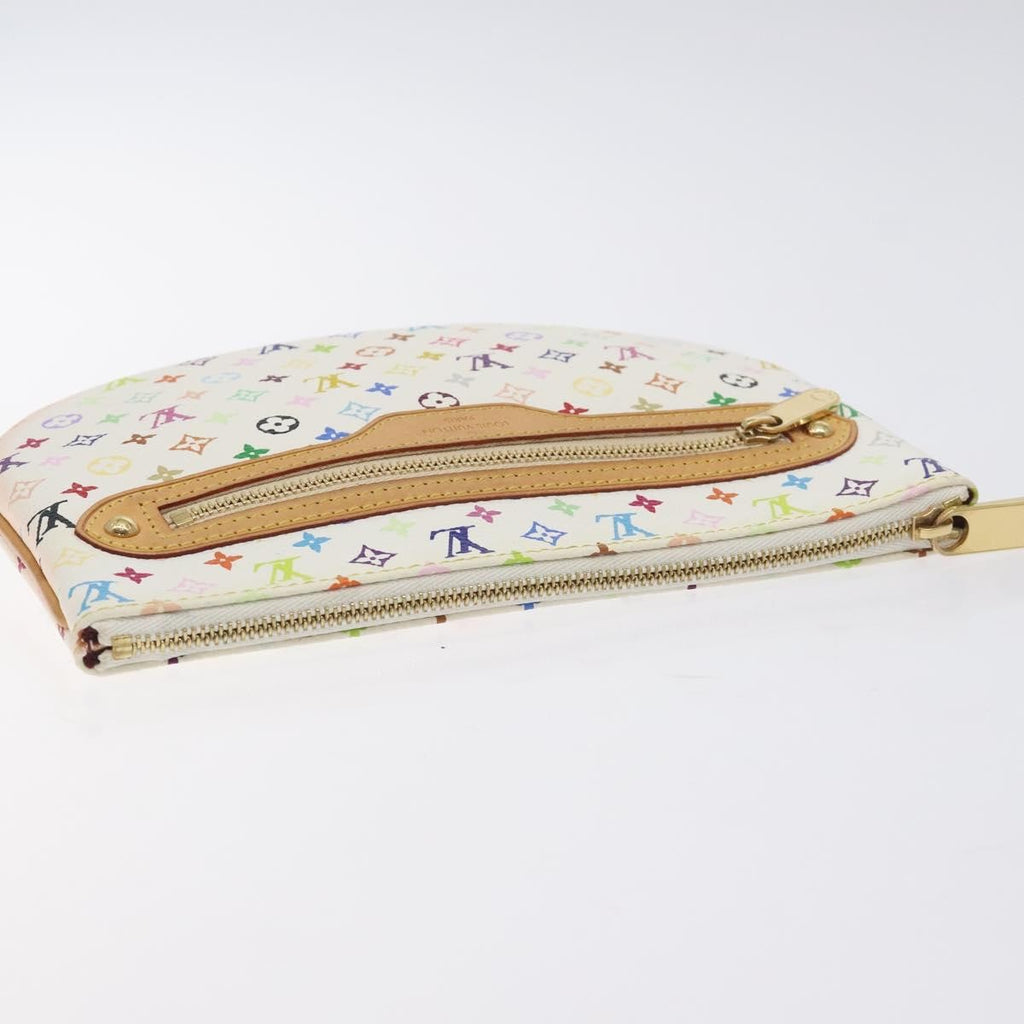 Louis Vuitton Pochette Gm Monogram Multicolor White Canvas Clutche & Pouche Bag (Pre-Owned)