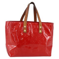 Louis Vuitton Reade Handbag Monogram Vernis Red Patent_Leather Handbag (Pre-Owned)