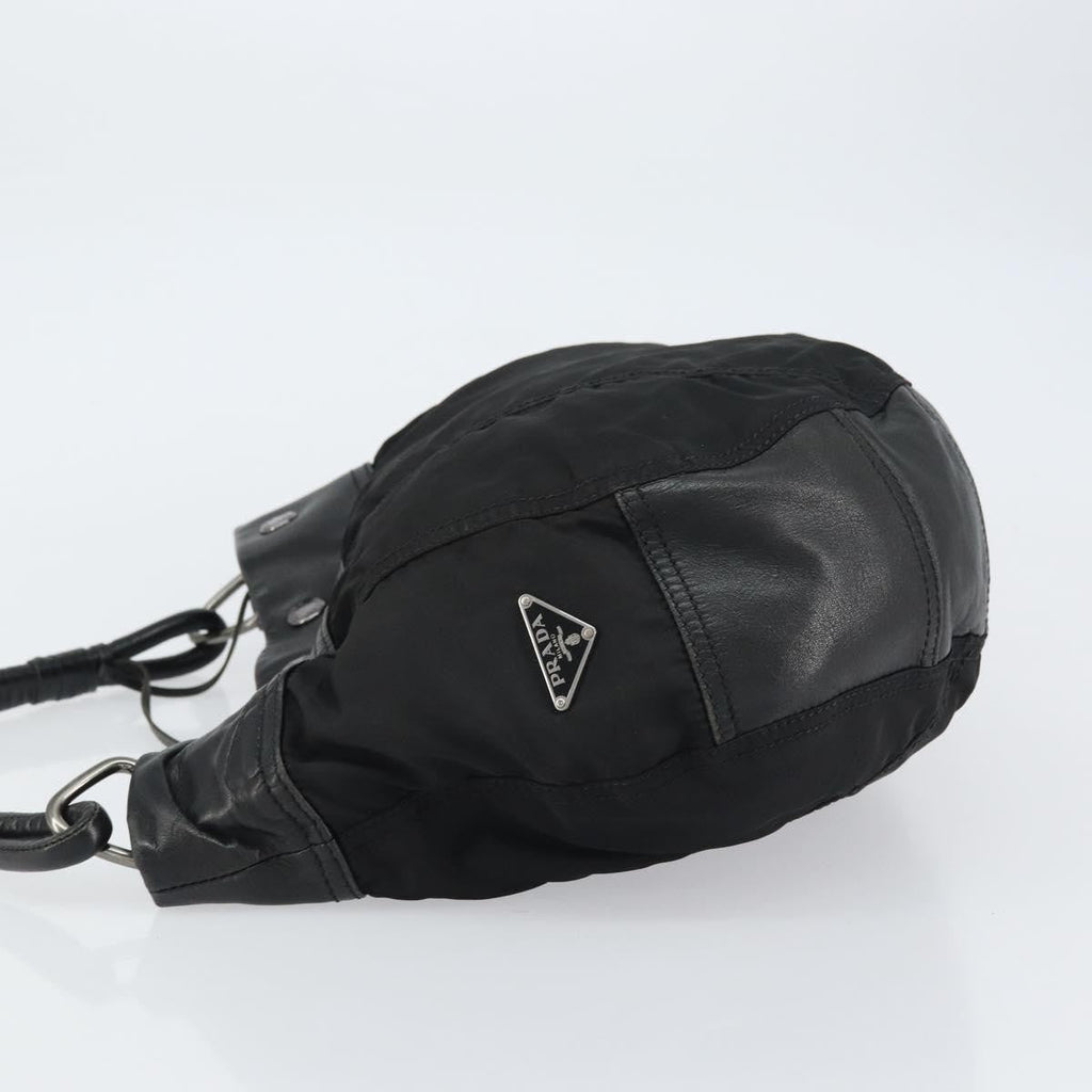 Prada Vintage Shoulder Bag Tessuto Black Nylon Shoulder Bag Bag (Pre-Owned)