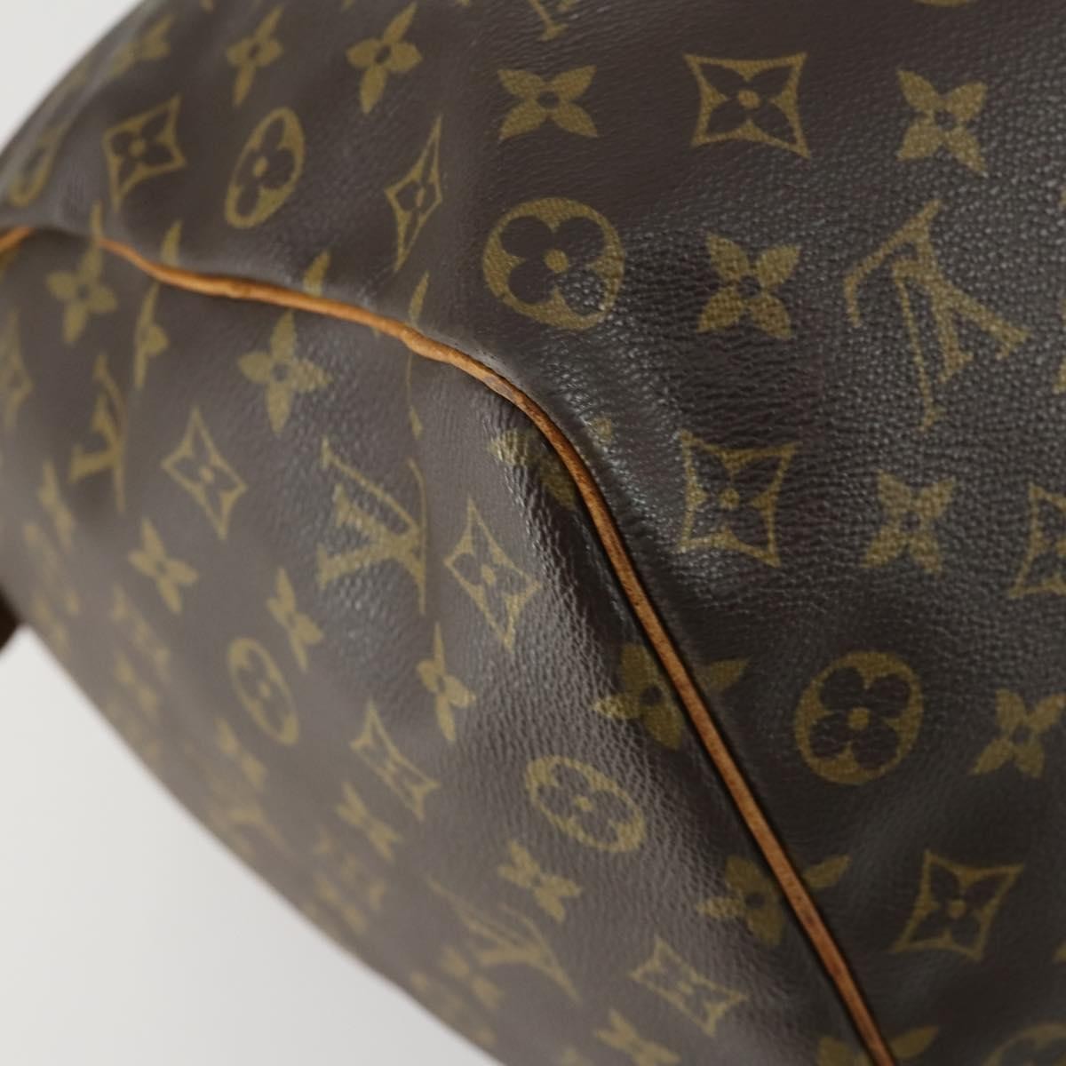 Louis Vuitton Keepall Bag Monogram Canvas Brown Canvas Travel Bag Bag (Pre-Owned)