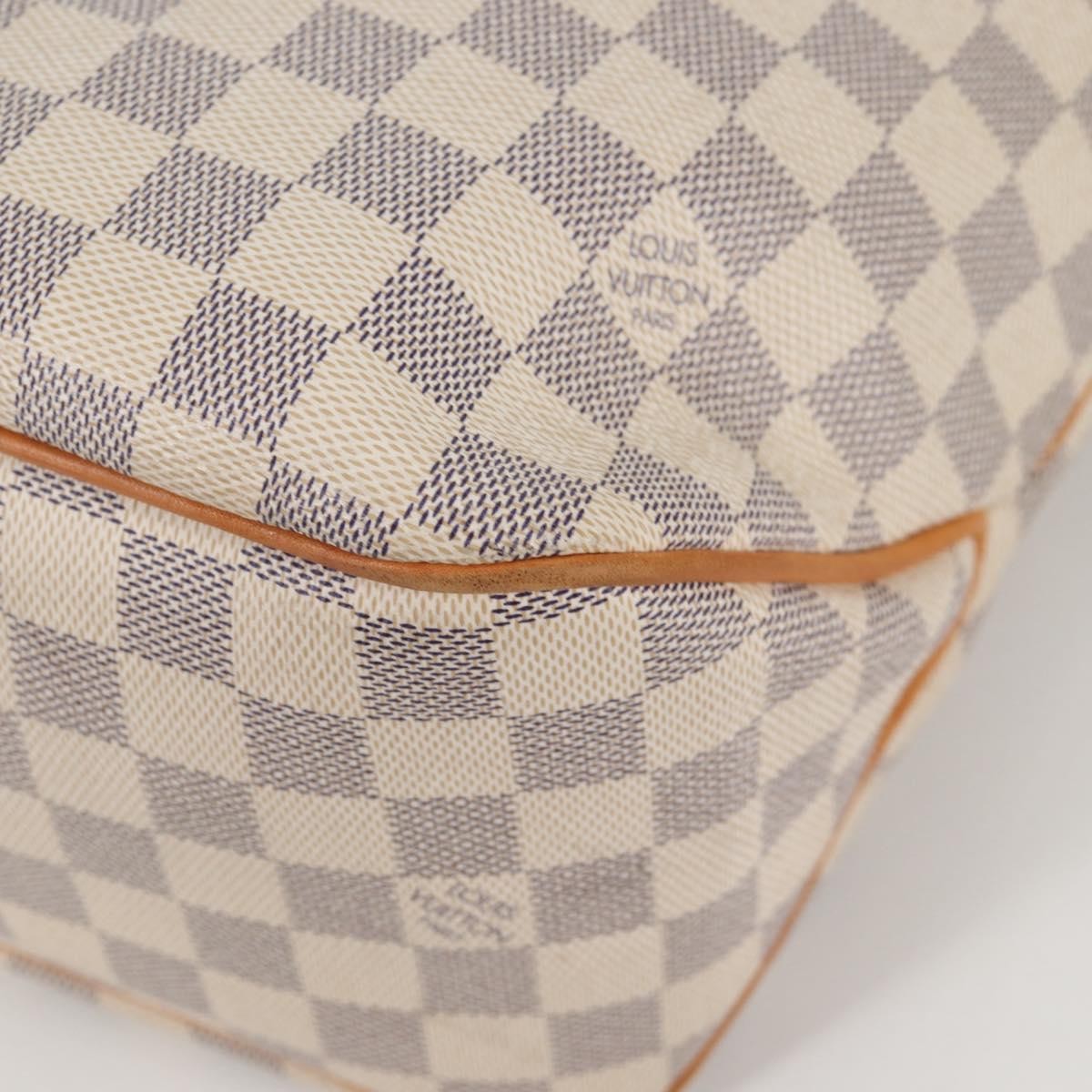 Louis Vuitton Delightful Nm Handbag Damier White Canvas Bag (Pre-Owned)