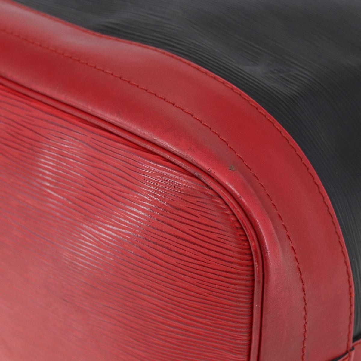 Louis Vuitton Bicolor Noe Handbag Epi Leather Black Leather Bag (Pre-Owned)