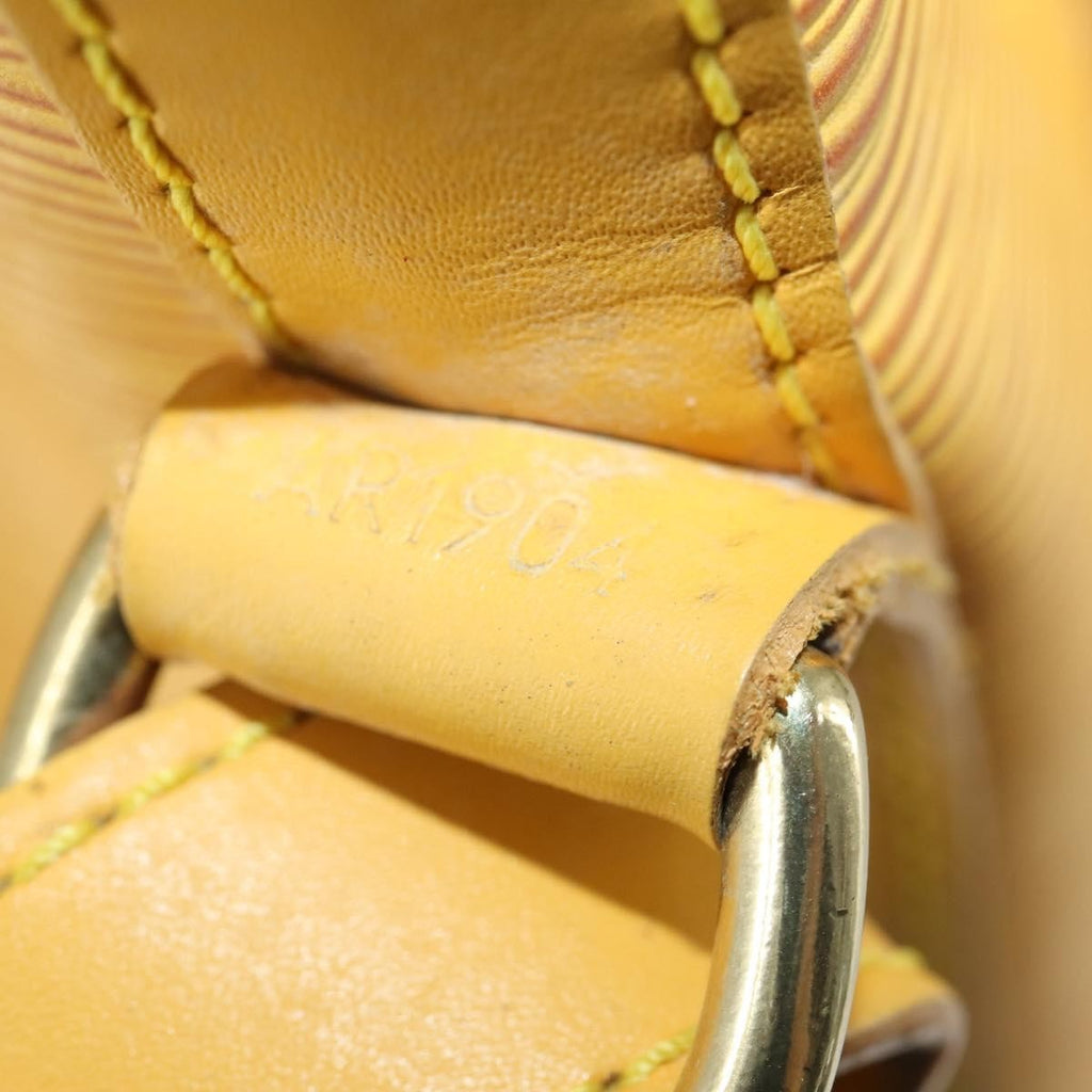 Louis Vuitton Noe Handbag Epi Leather Yellow Leather Shoulder Bag Bag (Pre-Owned)