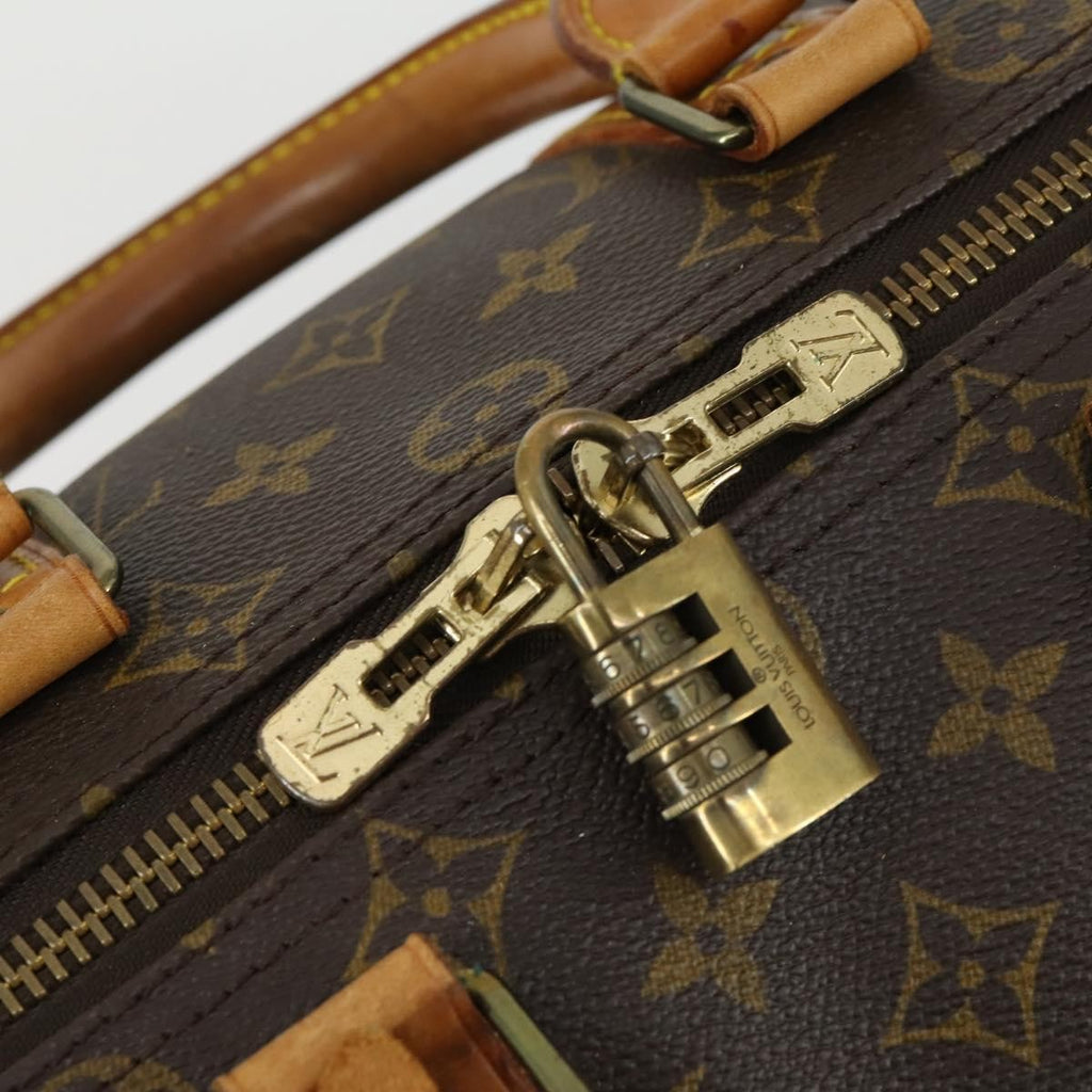 Louis Vuitton Keepall Bag Monogram Canvas Brown Canvas Travel Bag Bag (Pre-Owned)