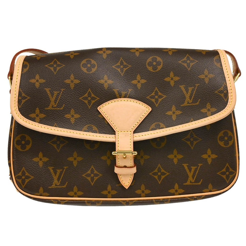 Louis Vuitton Sologne Handbag Monogram Canvas Brown Canvas Shoulder Bag Bag (Pre-Owned)