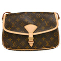 Louis Vuitton Sologne Handbag Monogram Canvas Brown Canvas Shoulder Bag Bag (Pre-Owned)
