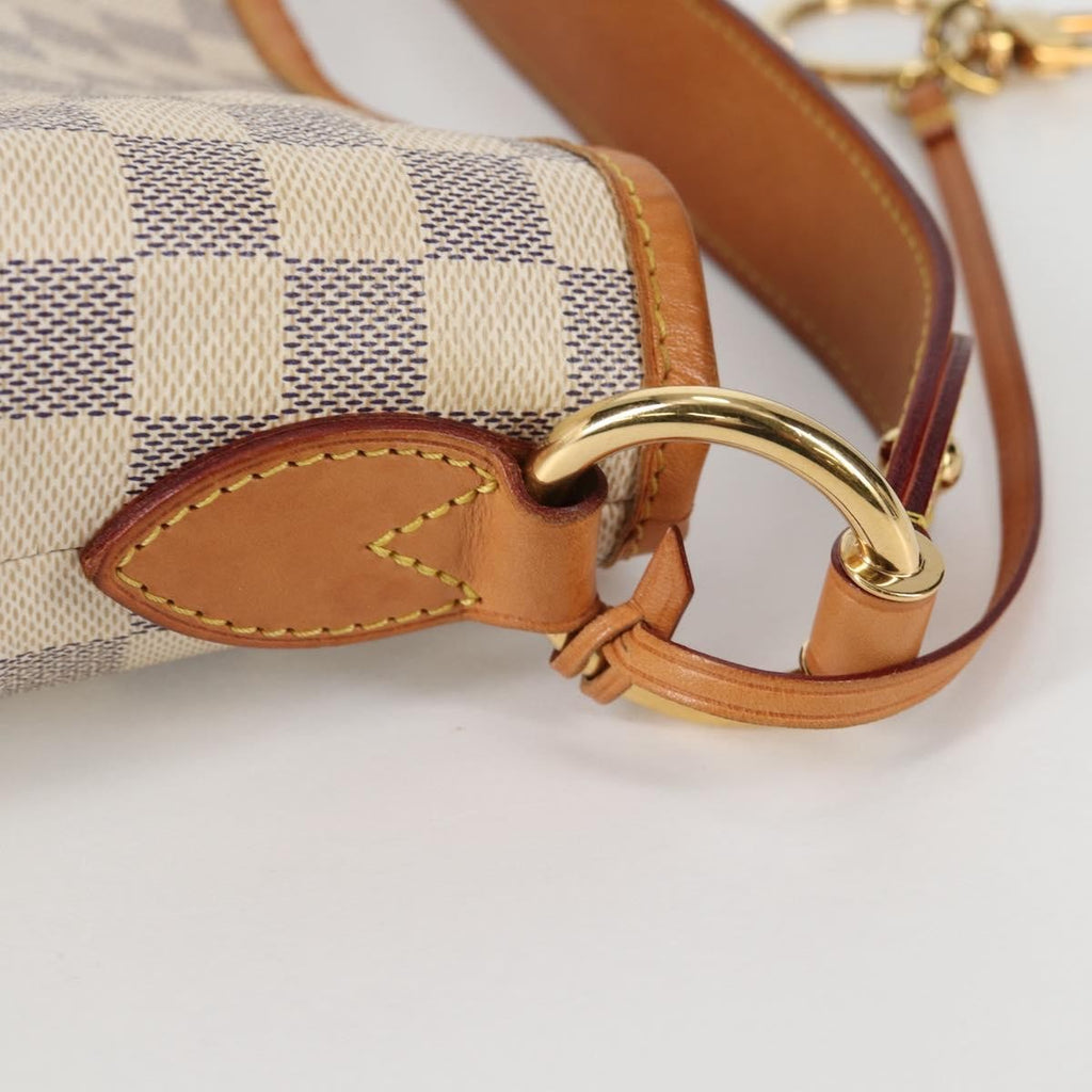 Louis Vuitton Delightful Nm Handbag Damier White Canvas Bag (Pre-Owned)