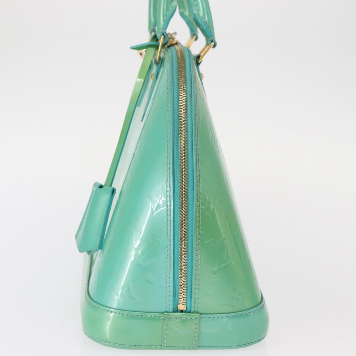 Louis Vuitton Alma Handbag Patent Leather Blue Patent_Leather Handbag (Pre-Owned)