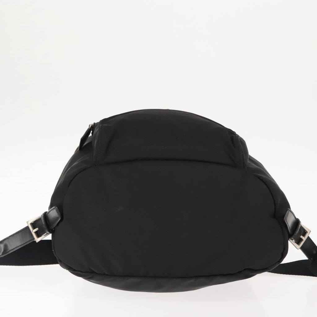 Prada Front Pocket Backpack Tessuto Black Nylon Backpack Bag (Pre-Owned)