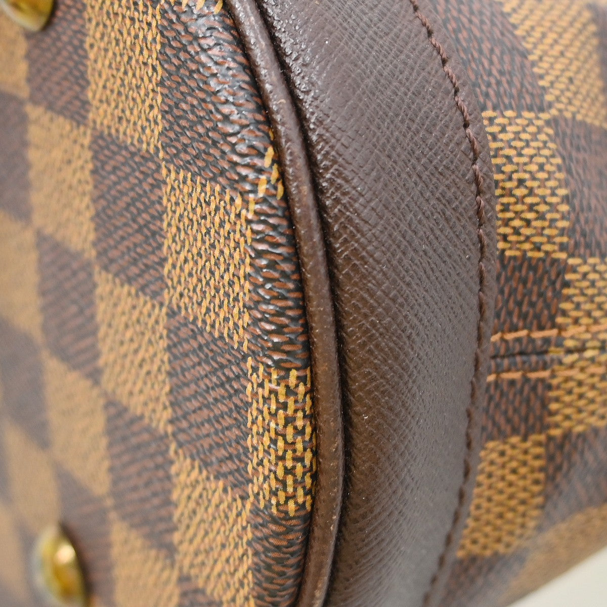 Louis Vuitton Marais Bucket Bag Damier Brown Canvas Tote Bag Bag (Pre-Owned)