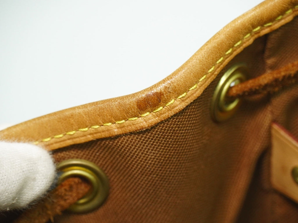 Louis Vuitton Vintage Montsouris Backpack Monogram Canvas Brown Canvas Backpack Bag (Pre-Owned)