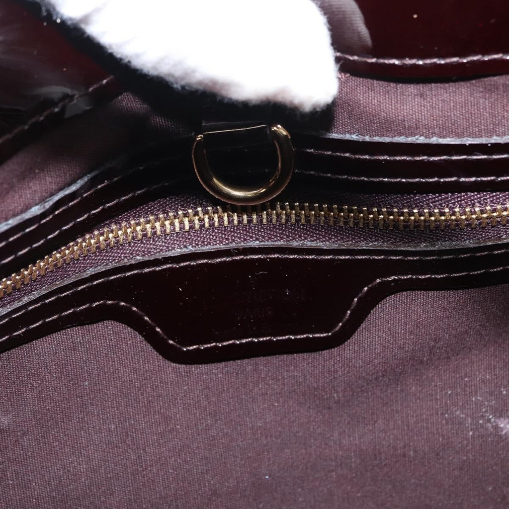 Louis Vuitton Wilshire Handbag Monogram Vernis Purple Patent_Leather Tote Bag Bag (Pre-Owned)