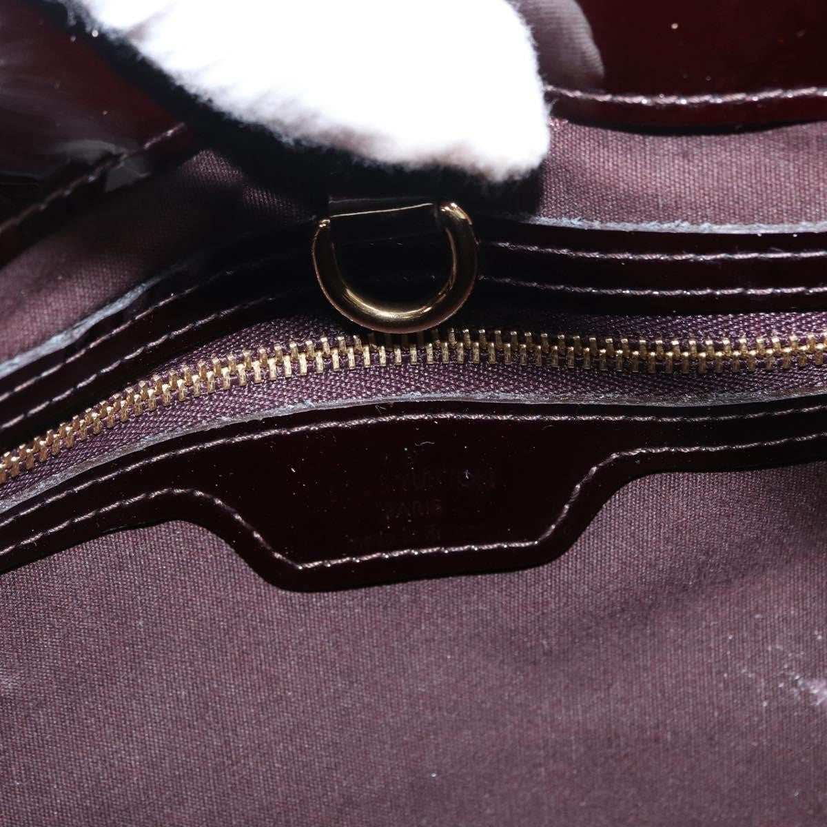 Louis Vuitton Wilshire Handbag Monogram Vernis Purple Patent_Leather Tote Bag Bag (Pre-Owned)