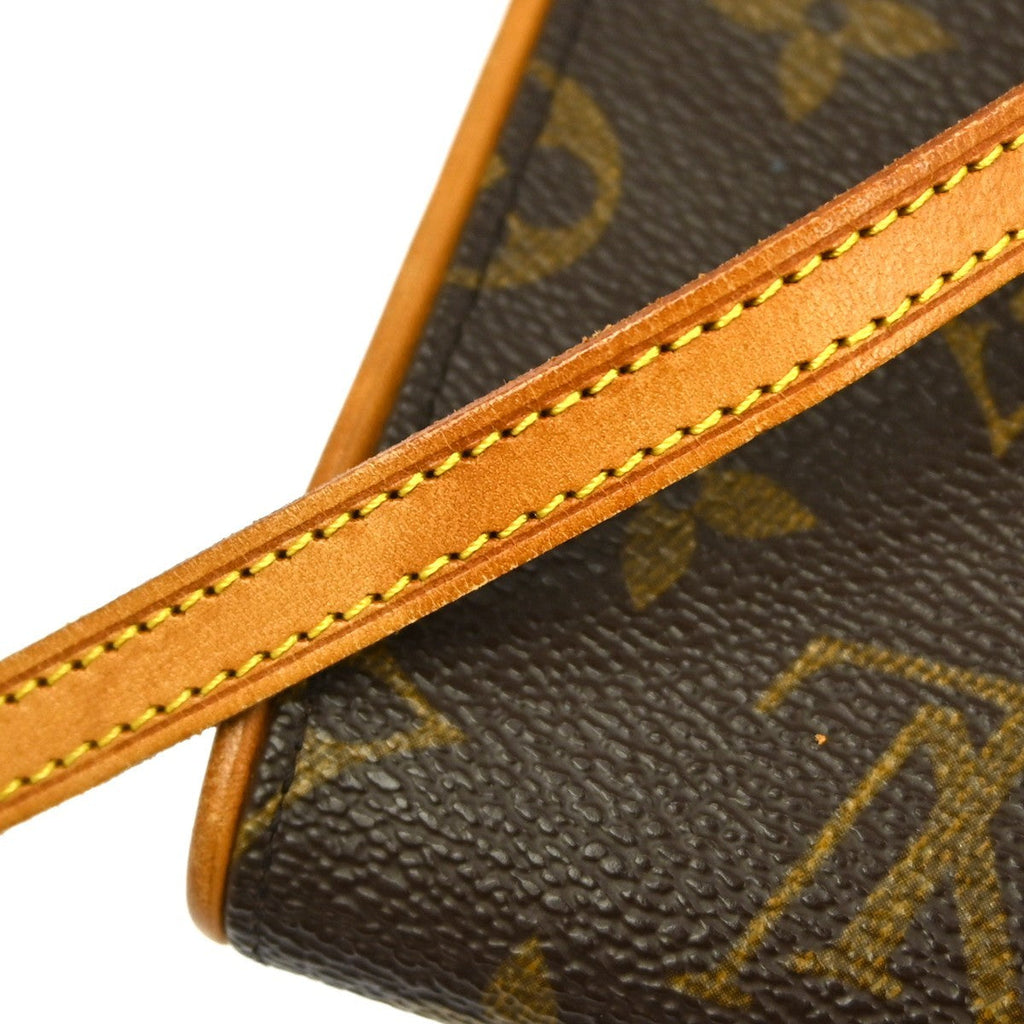 Louis Vuitton Twin Handbag Monogram Canvas Brown Canvas Clutche & Pouche Bag (Pre-Owned)