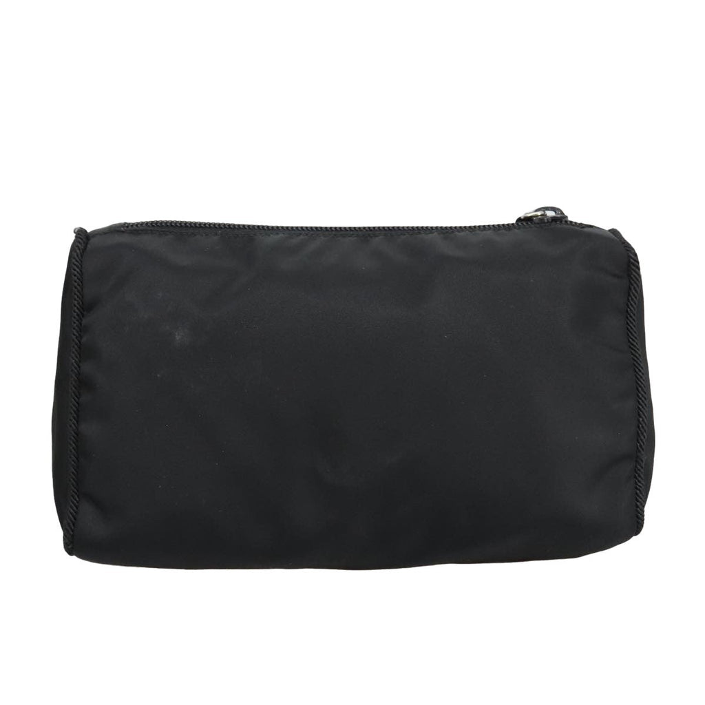 Prada Toiletry Pouch Tessuto Black Nylon Clutche & Pouche Bag (Pre-Owned)