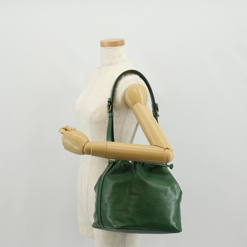 Louis Vuitton Petit Noe Handbag Epi Leather Green Leather Shoulder Bag Bag (Pre-Owned)