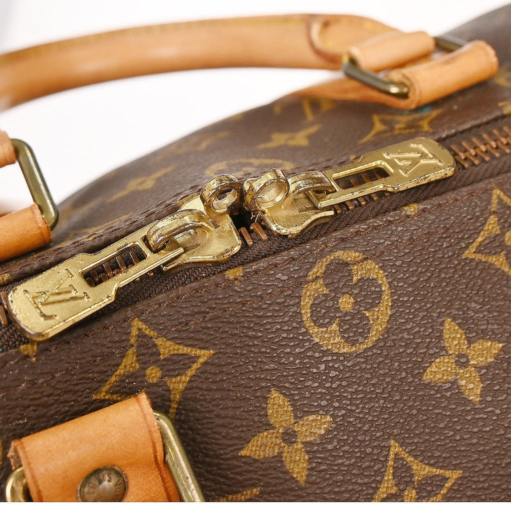 Louis Vuitton Keepall Bag Monogram Canvas Brown Canvas Travel Bag Bag (Pre-Owned)