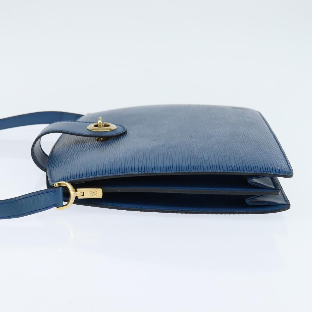 Louis Vuitton Capucines Shoulder Bag Epi Leather Blue Leather Shoulder Bag Bag (Pre-Owned)
