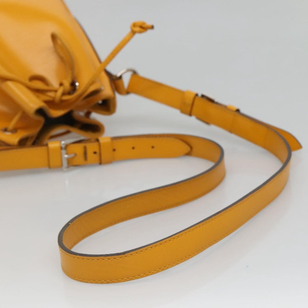 Louis Vuitton Petit Noe Nm Handbag Epi Leather Yellow Leather Shoulder Bag Bag (Pre-Owned)