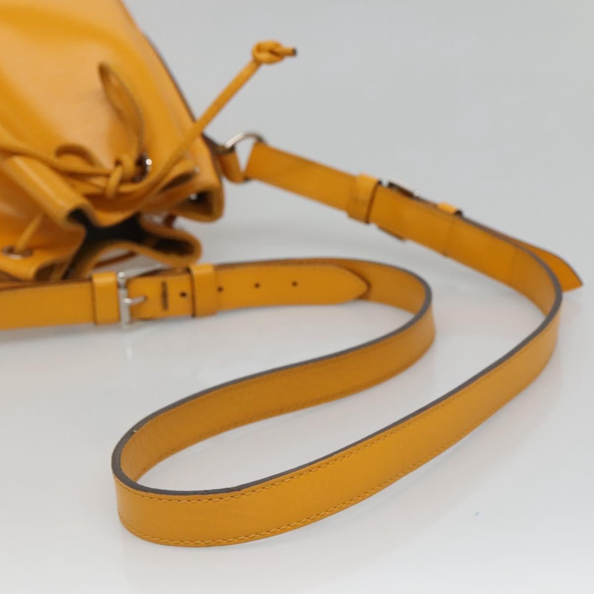 Louis Vuitton Petit Noe Nm Handbag Epi Leather Yellow Leather Shoulder Bag Bag (Pre-Owned)
