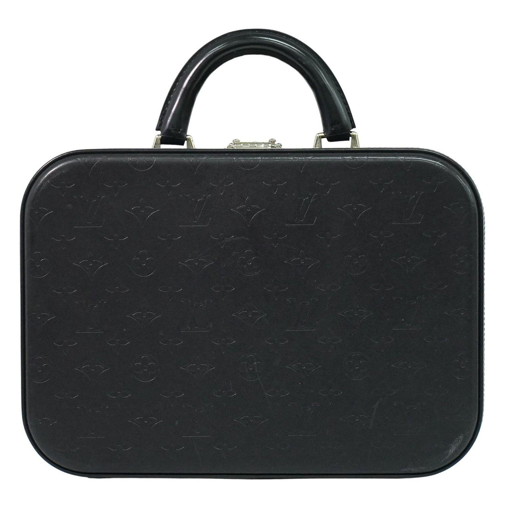 Louis Vuitton Valisette Handbag Monogram Glace Leather Black Patent_Leather Handbag (Pre-Owned)