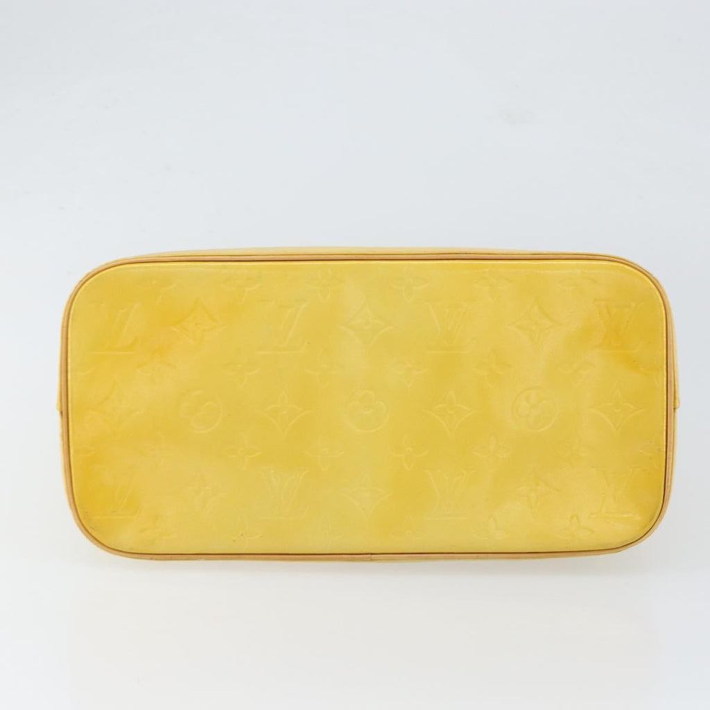 Louis Vuitton Houston Handbag Monogram Vernis Yellow Patent_Leather Tote Bag Bag (Pre-Owned)