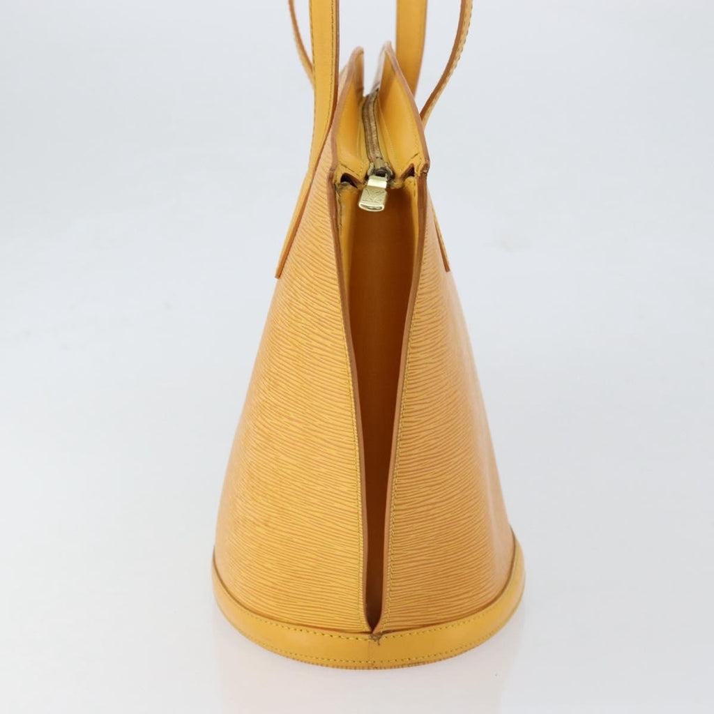 Louis Vuitton Saint Jacques Handbag Epi Leather Yellow Leather Handbag (Pre-Owned)