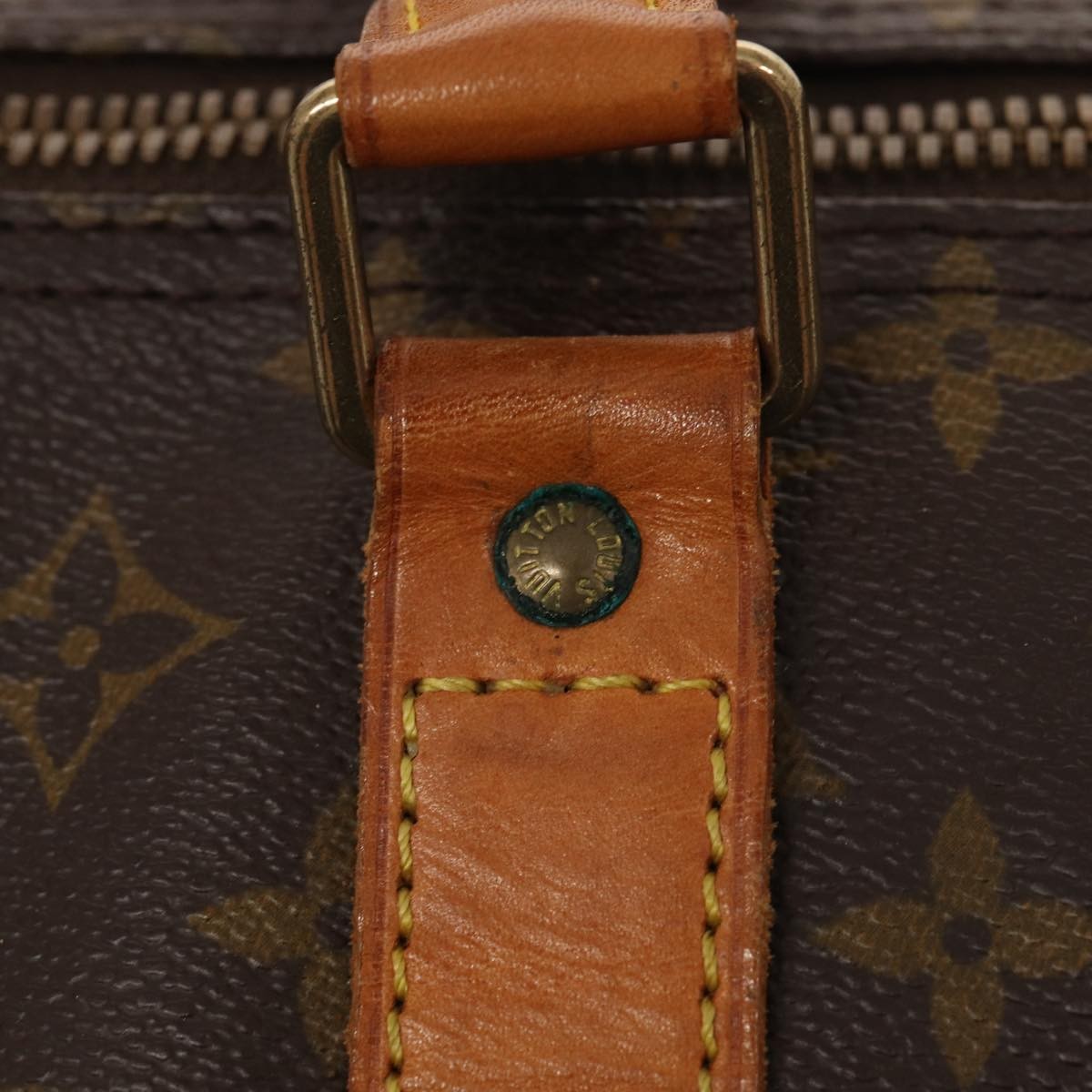 Louis Vuitton Keepall Bag Monogram Canvas Brown Canvas Travel Bag Bag (Pre-Owned)