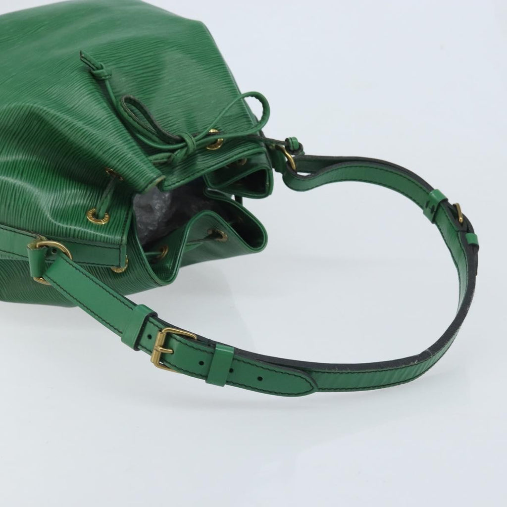 Louis Vuitton Petit Noe Handbag Epi Leather Green Leather Shoulder Bag Bag (Pre-Owned)