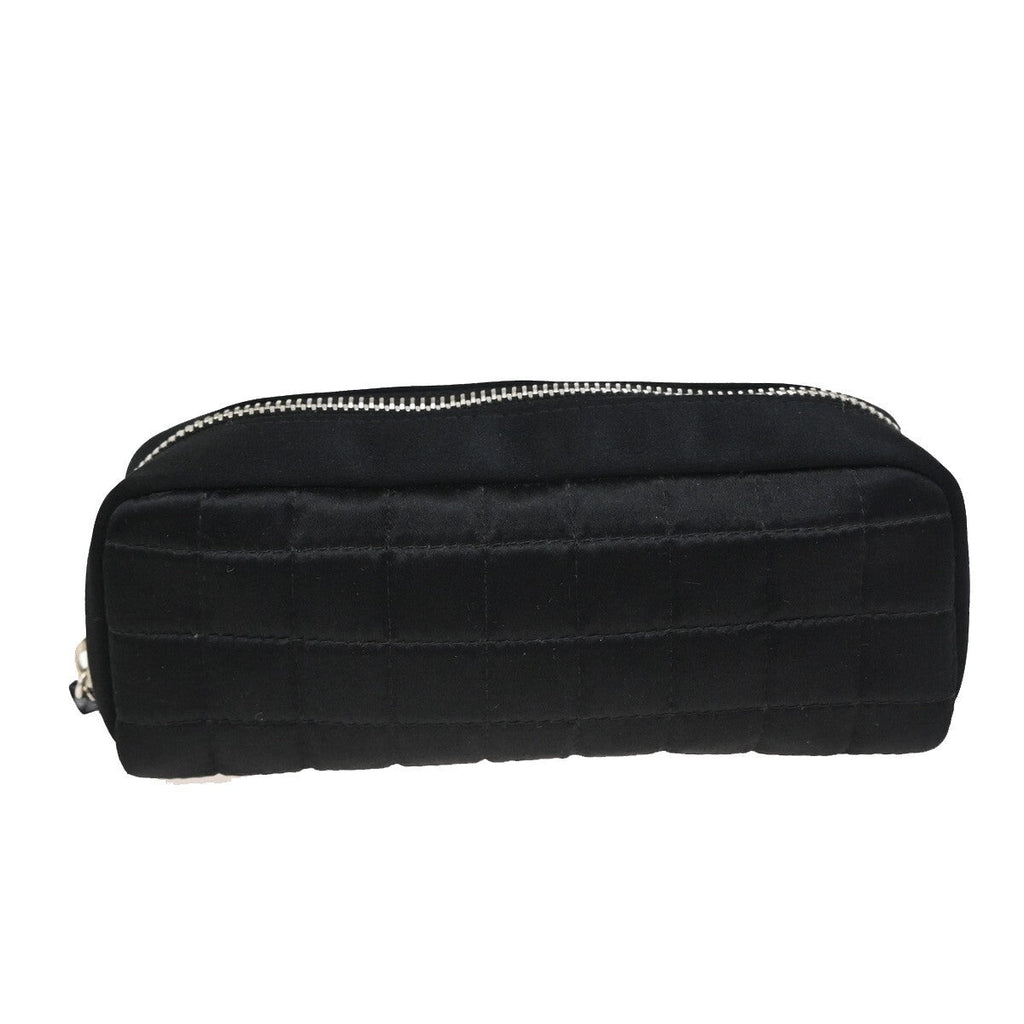 Chanel Chocolate Bar Clutch Nylon Black Nylon Clutche & Pouche Bag (Pre-Owned)