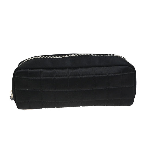 Chanel Chocolate Bar Clutch Nylon Black Nylon Clutche & Pouche Bag (Pre-Owned)