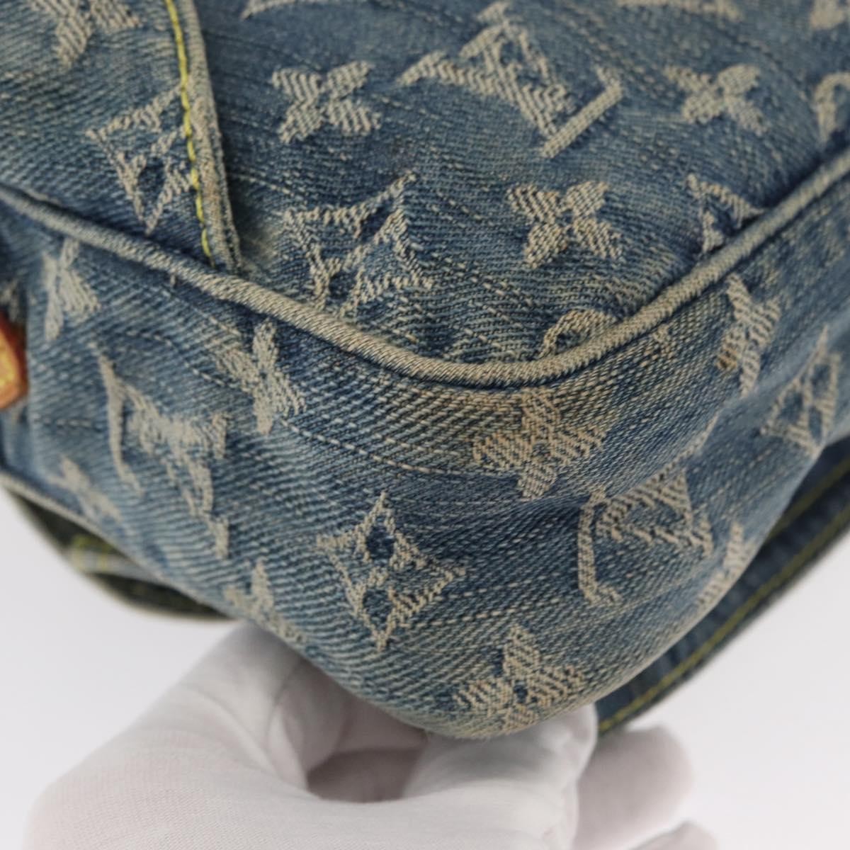 Louis Vuitton Bum Bag Denim Blue Denim_Jeans Shoulder Bag Bag (Pre-Owned)
