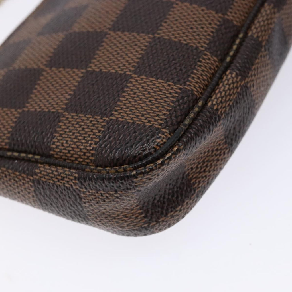 Louis Vuitton Pochette Accessoires Limited Edition Damier Brown Canvas Clutche & Pouche Bag (Pre-Owned)