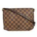 Louis Vuitton Musette Tango Handbag Damier Brown Canvas Shoulder Bag Bag (Pre-Owned)