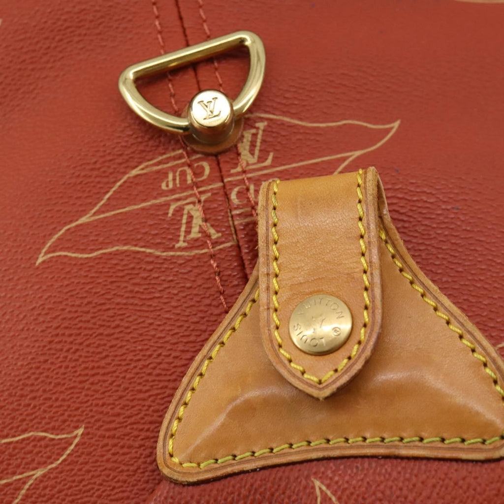 Louis Vuitton Cup Garment Cover Coated Canvas Red Pvc Travel Bag Bag (Pre-Owned)