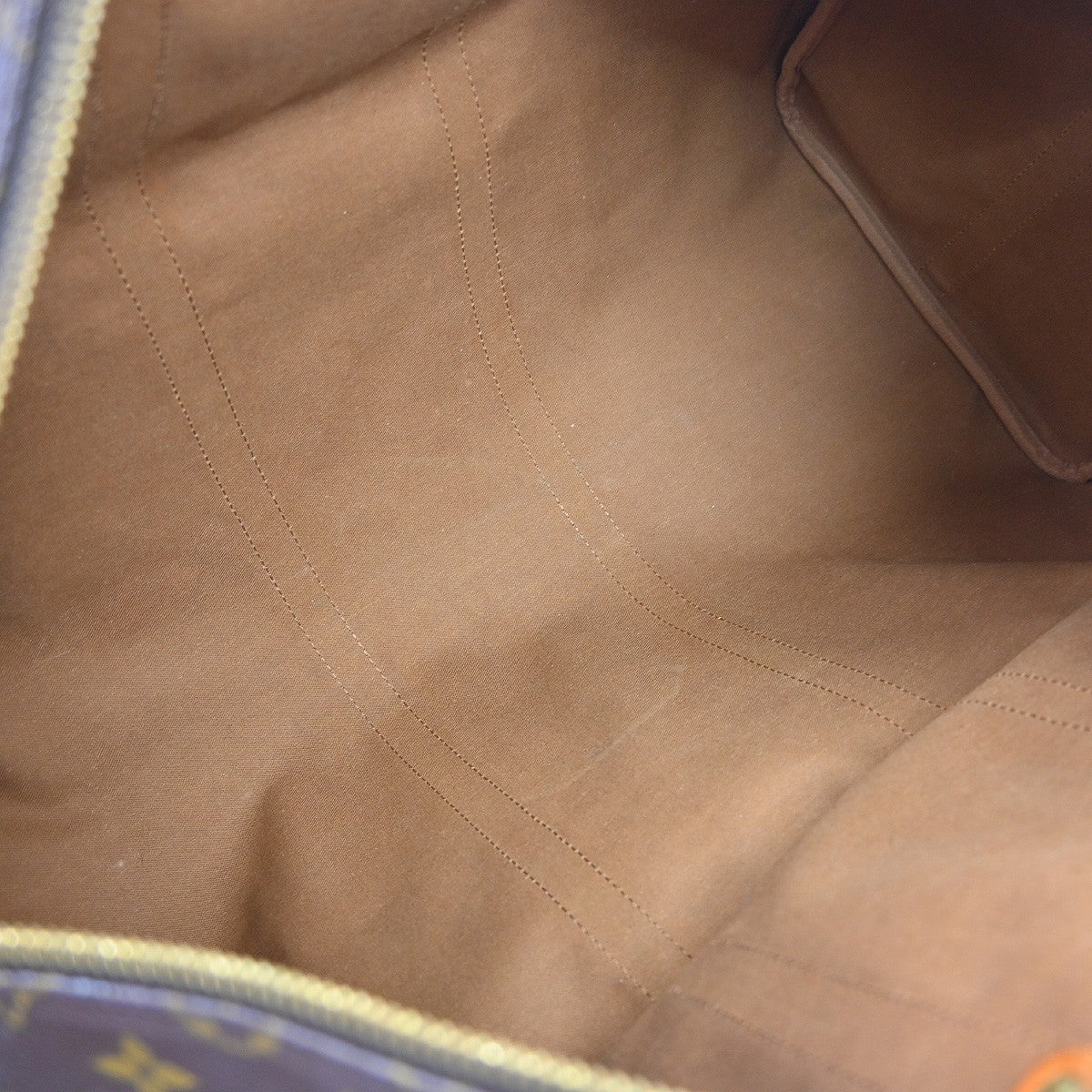 Louis Vuitton Keepall Bag Monogram Canvas Brown Canvas Travel Bag Bag (Pre-Owned)