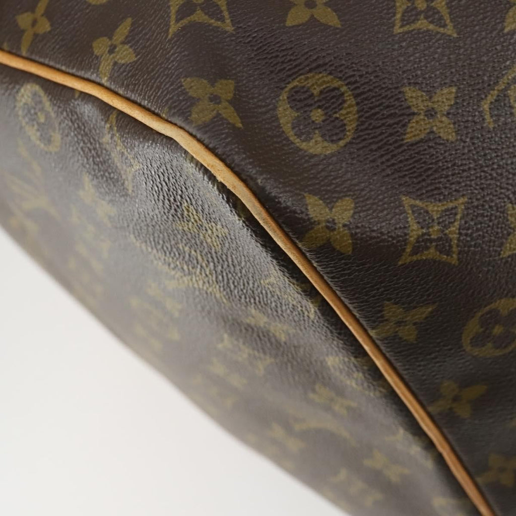 Louis Vuitton Keepall Bag Monogram Canvas Brown Canvas Travel Bag Bag (Pre-Owned)