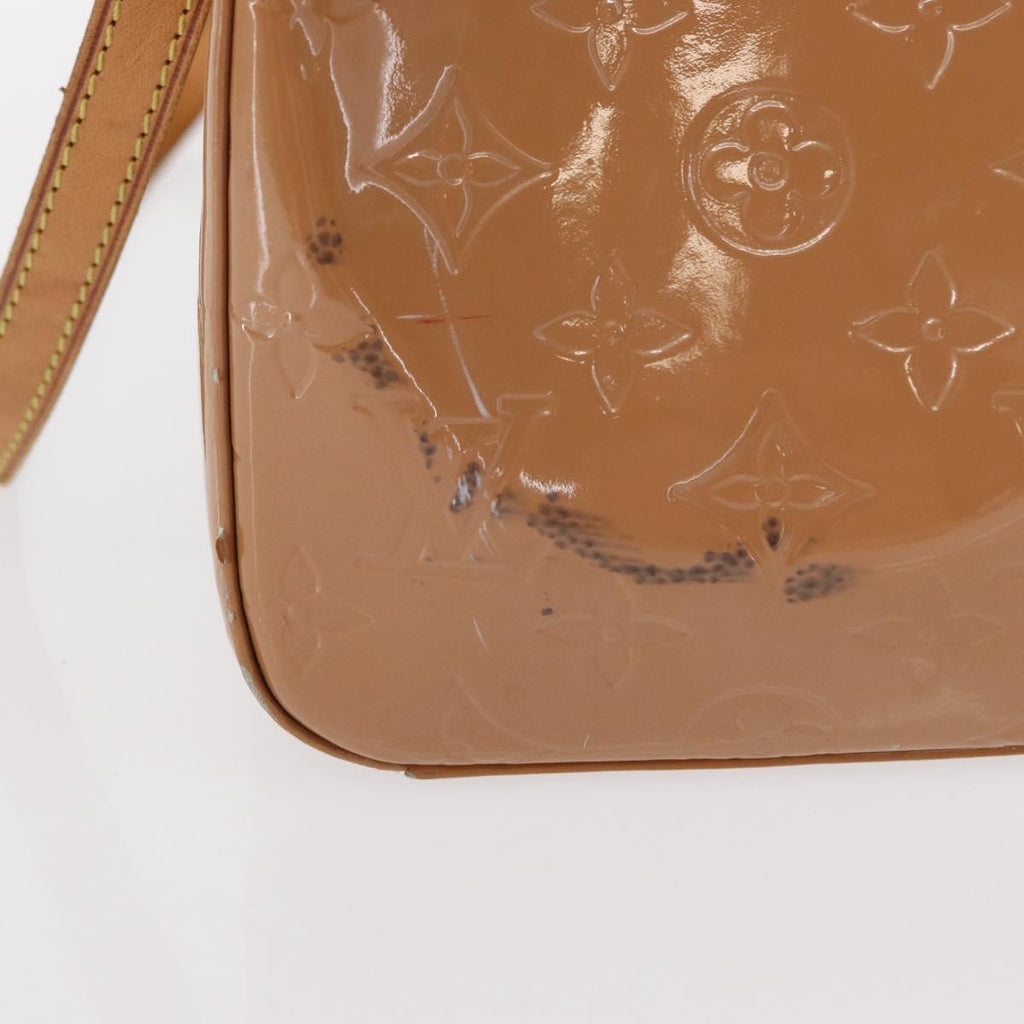 Louis Vuitton Brea Handbag Monogram Vernis Brown Patent_Leather Handbag (Pre-Owned)