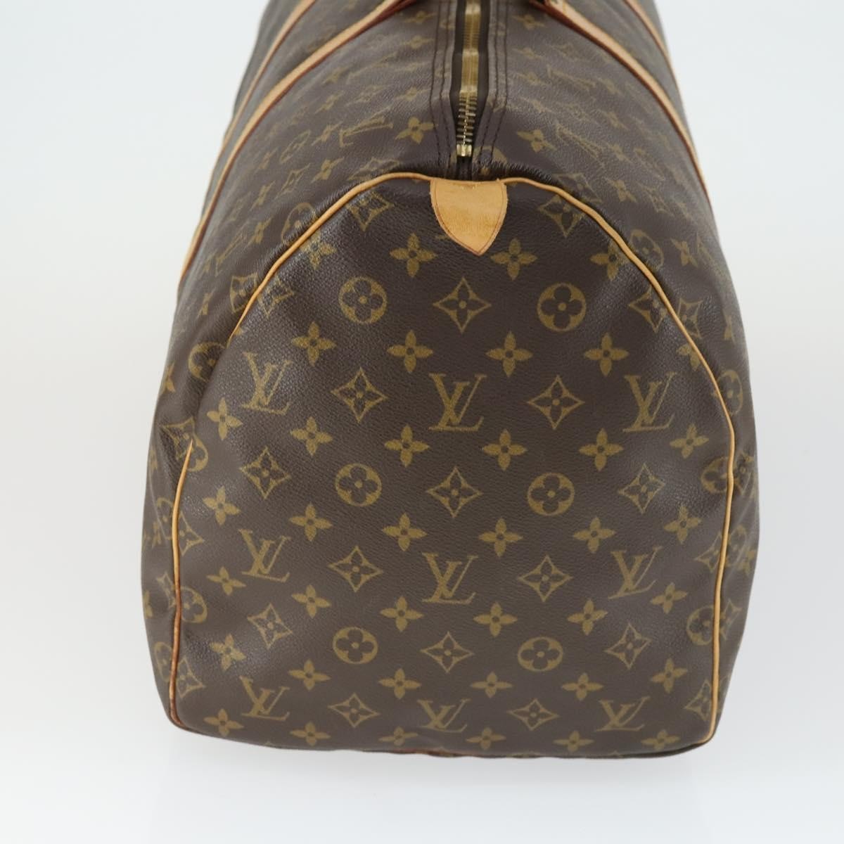 Louis Vuitton Keepall Bag Monogram Canvas Brown Canvas Travel Bag Bag (Pre-Owned)