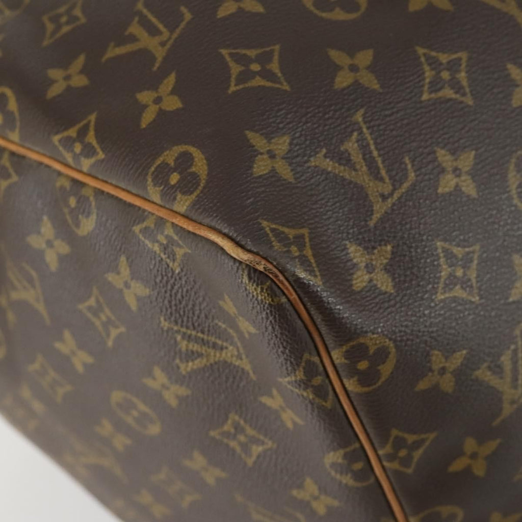 Louis Vuitton Keepall Bag Monogram Canvas Brown Canvas Travel Bag Bag (Pre-Owned)