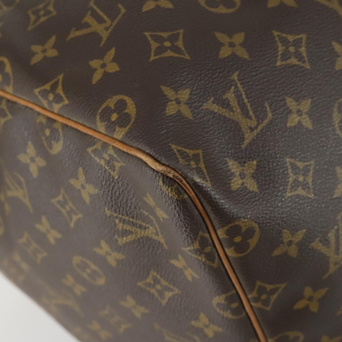 Louis Vuitton Keepall Bag Monogram Canvas Brown Canvas Travel Bag Bag (Pre-Owned)